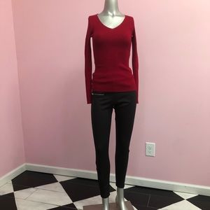 Red Knit Long Sleeve NWT
